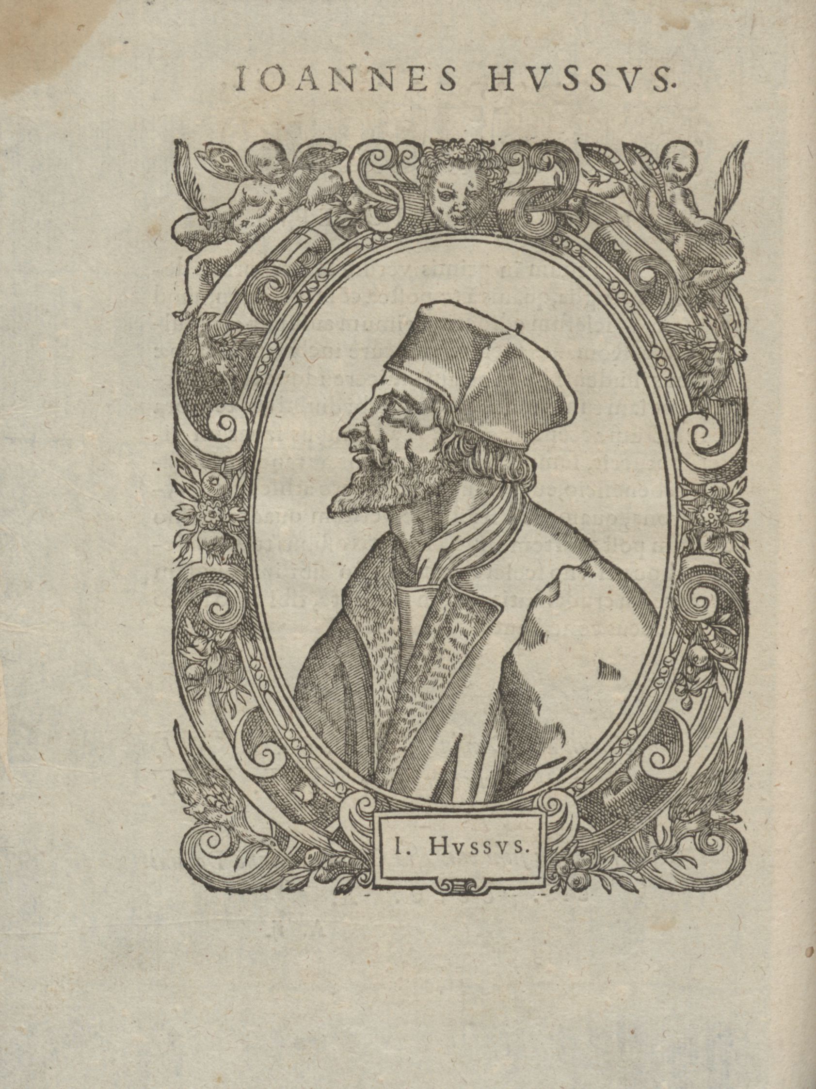 Janą Husą (apie 1369–1415) vaizduojanti graviūra