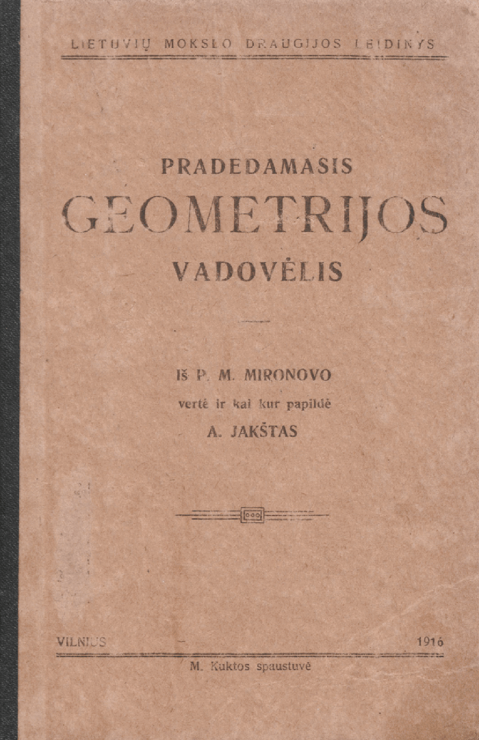 Geometrijos vadovėlis