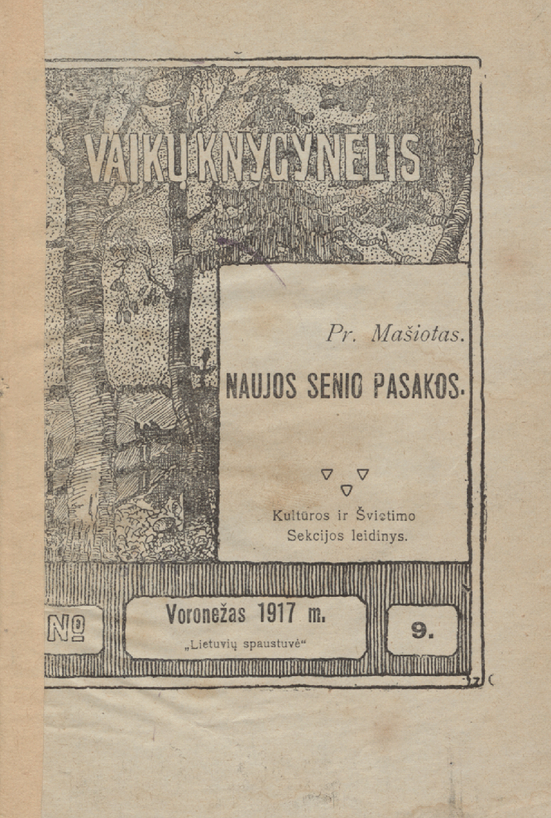 Naujos senio pasakos