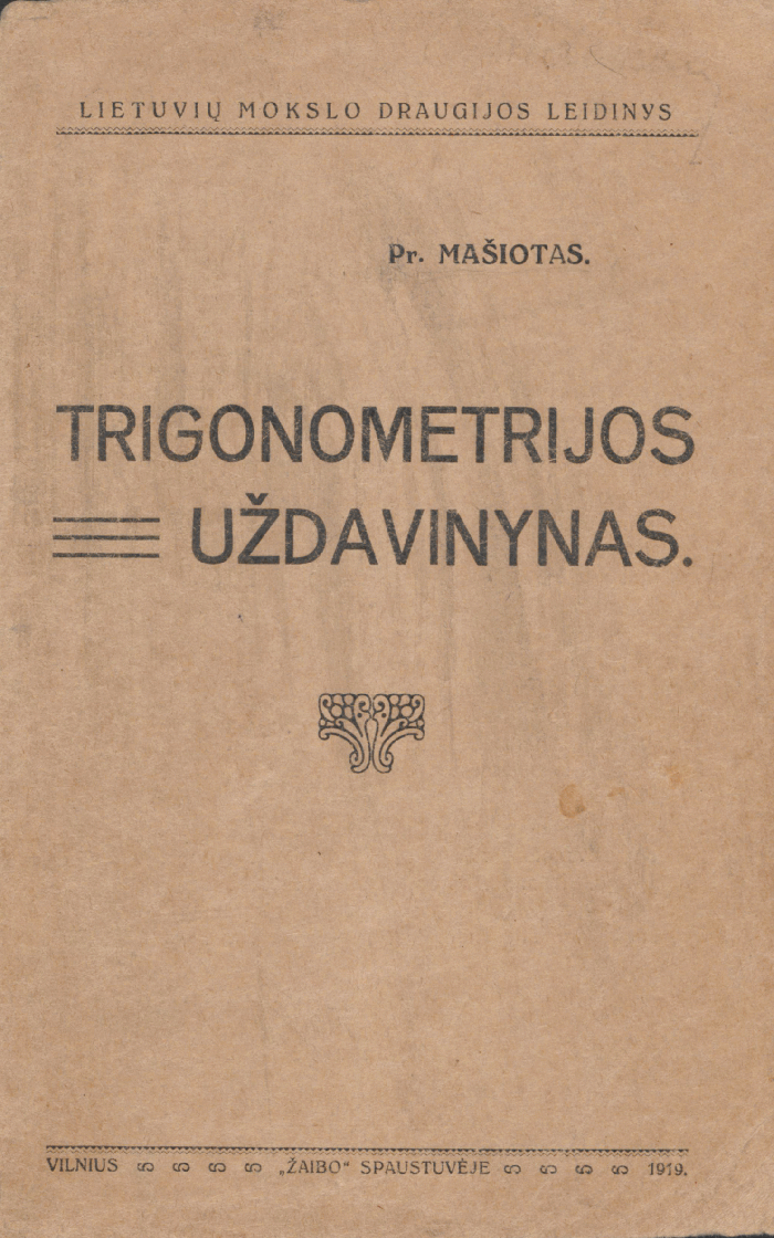 Trigonometrijos uždavinynas