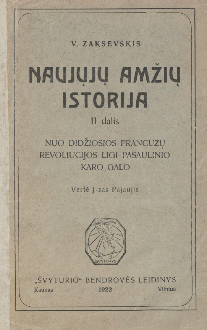 Naujųjų amžių istorija. D. 2