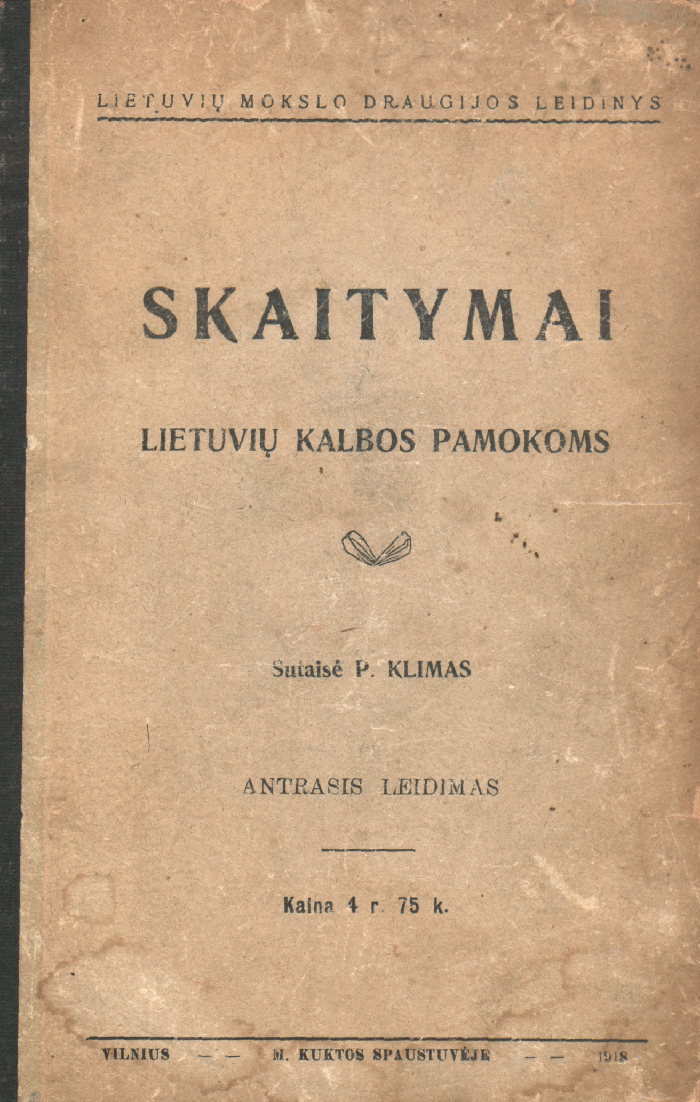 Skaitymai lietuvių kalbos pamokoms