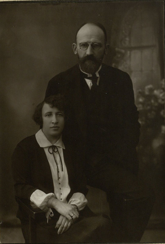Vaclovas Biržiška su žmona Aleksandra