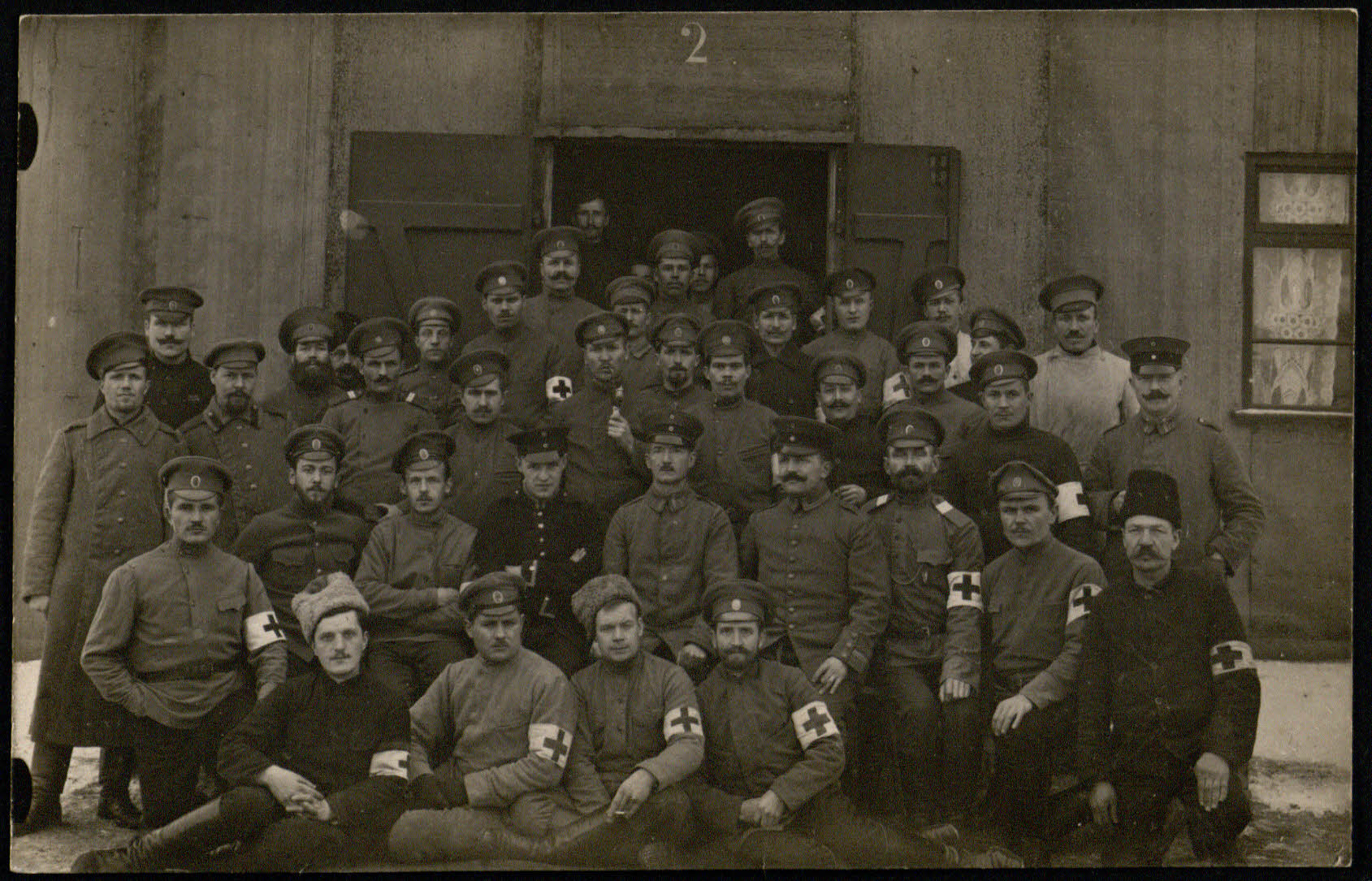Karo belaisviai Čersko stovykloje. 1917