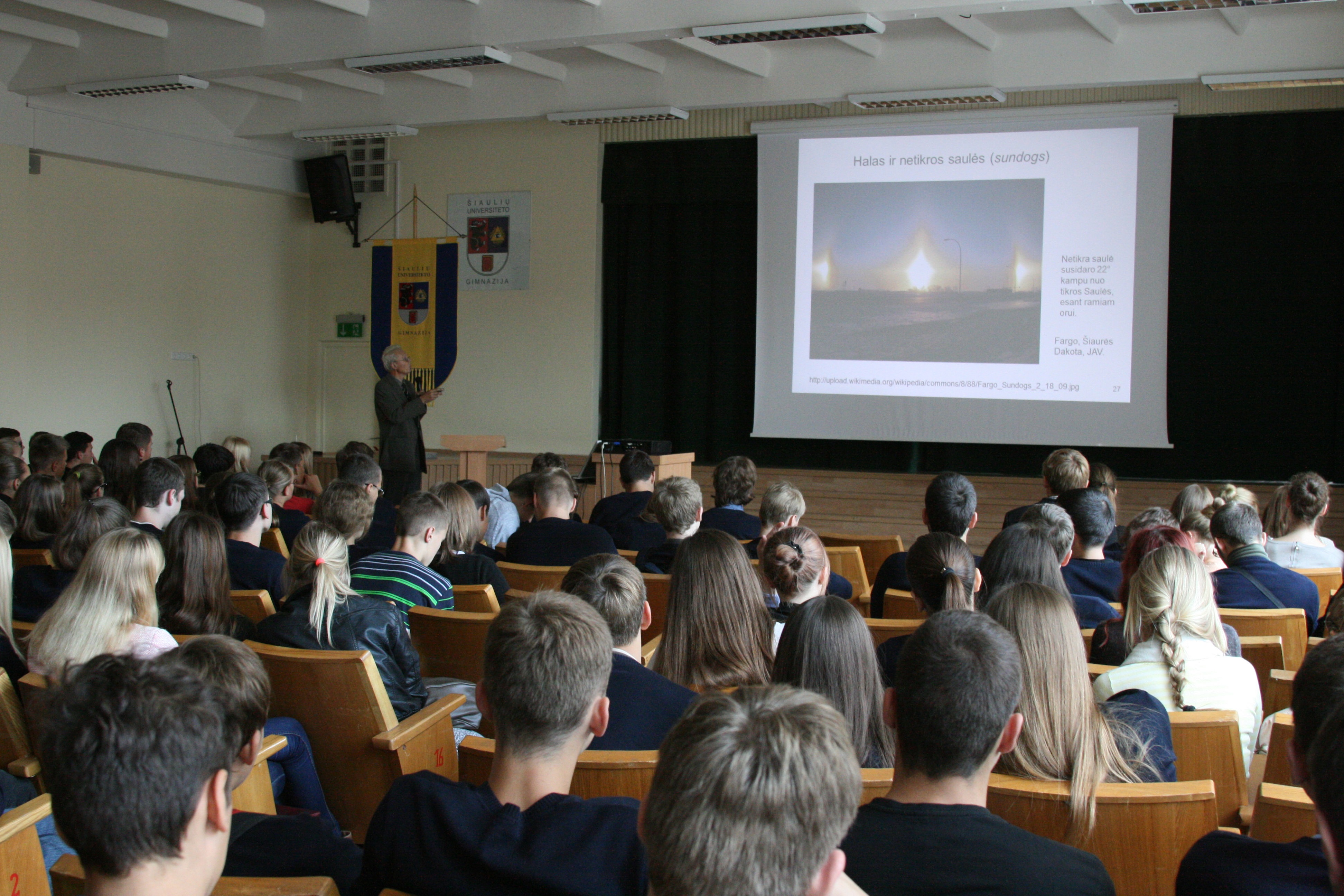 Šiaulių universiteto gimnazijoje, 2013 m.