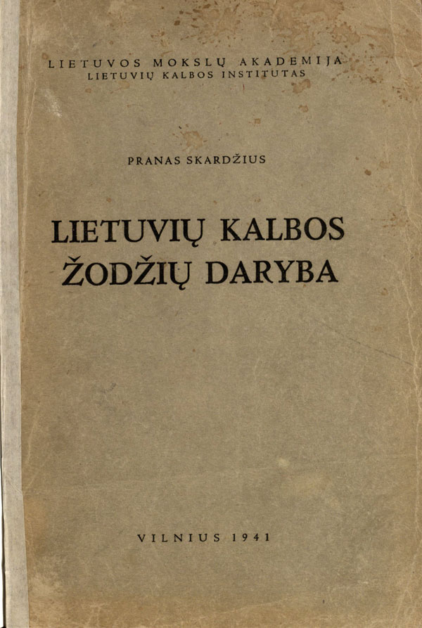 Lietuvių kalbos žodžių daryba