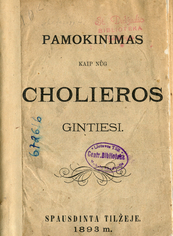 Pamokinimas kaip nuog cholieros gintiesi