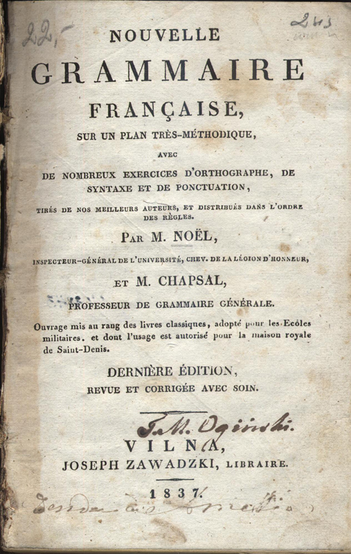 Nouvelle grammaire française