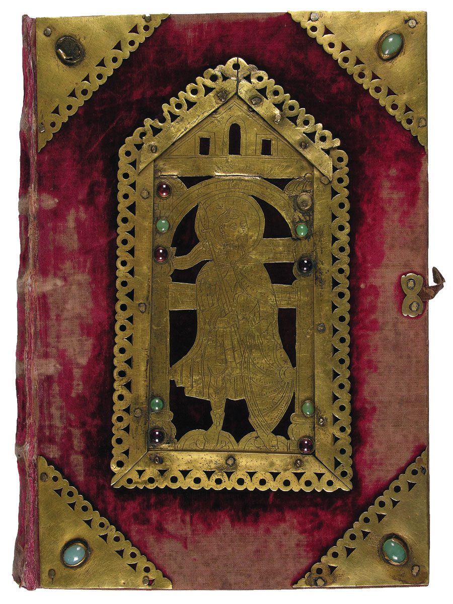 Вокладка <i>Лаўрышаўскага Евангелля</i>. XIV ст. BCzart