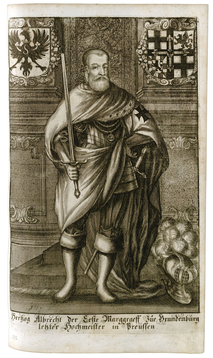 Prūsijos kunigaikštis Albrechtas Brandenburgietis. 1684. LMAVB