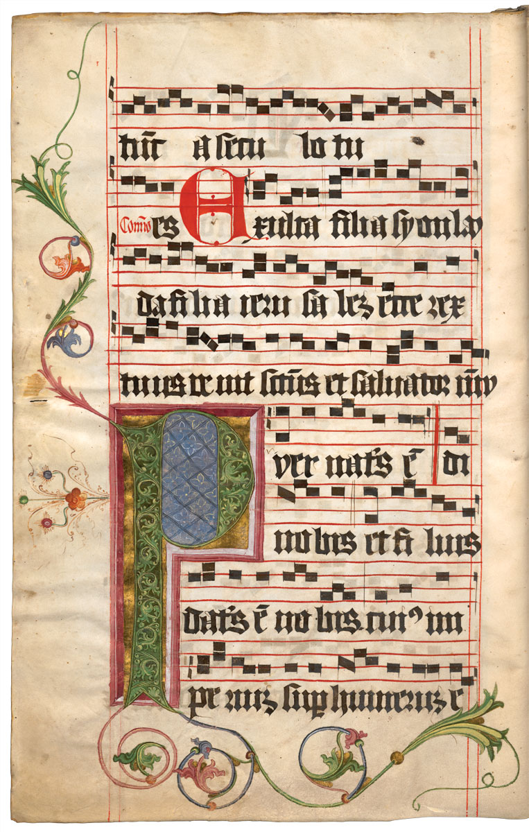 The <i>Gradual</i>, transcribed for the Vilnius Bernardine Monastery. [1469–1494]. LMAVB
