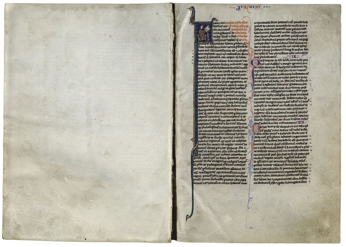 Bible sv. Jeronýma (<i>Vulgata</i>). 13. století. LMAVB