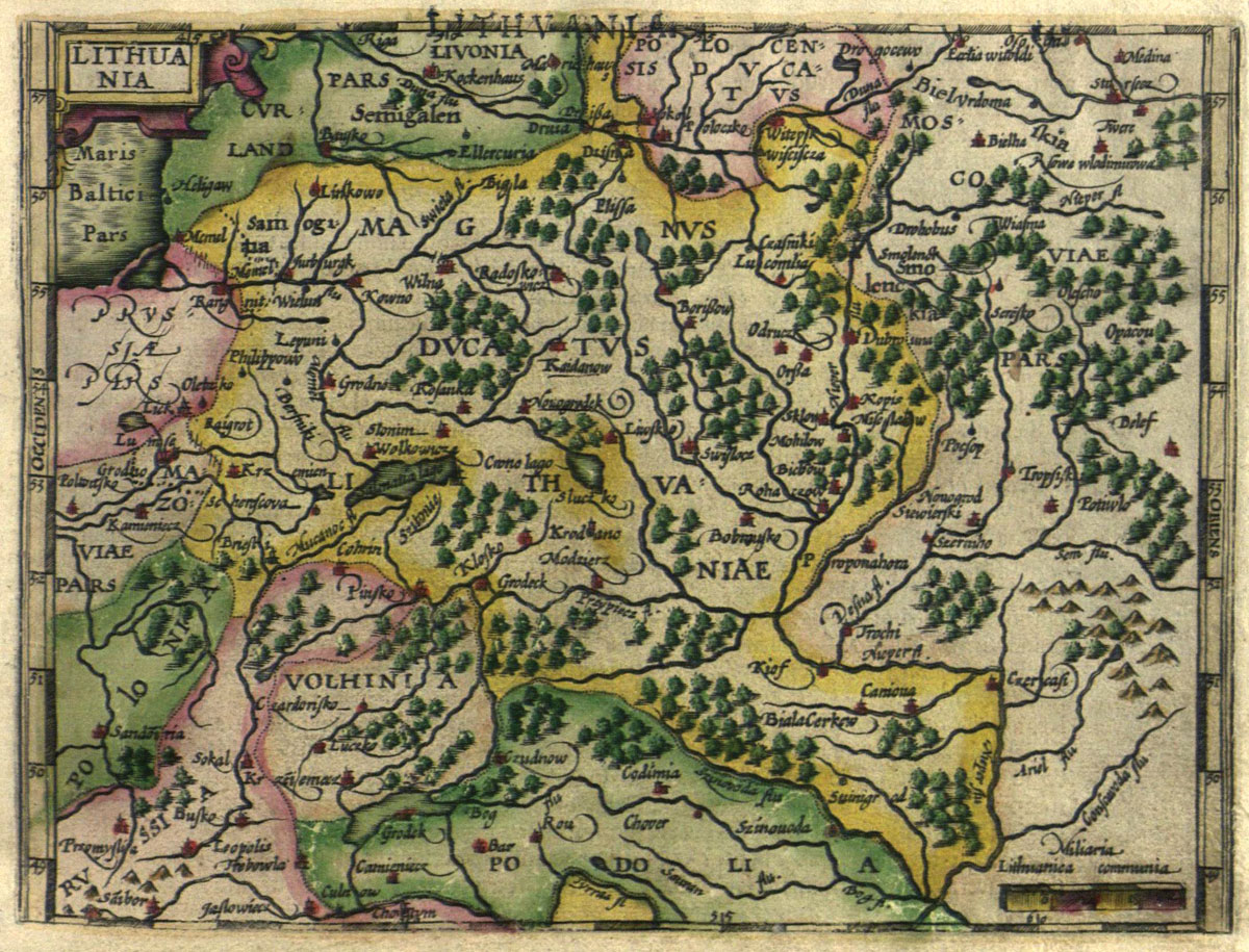 Lietuva XVI a. 1595. LMAVB