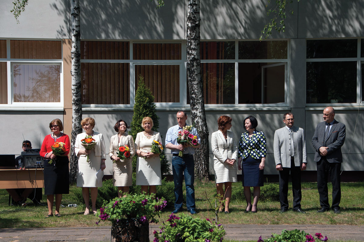 Teachers and guests of the Vilnius Francysk Skaryna gymnasium. 27 V 2016. Photo by Vika Petrikaitė. LMAVB